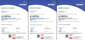ISO 9001 Kalite Yönetim Sistemi Sertifikası TÜRKAK (2021-2023 Arası)